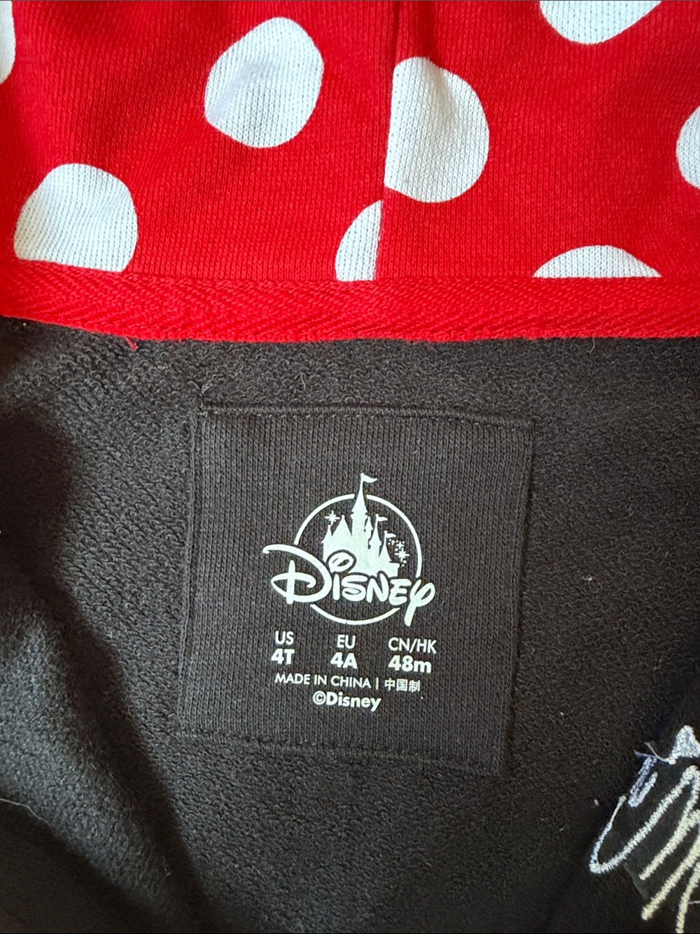 Minnie Mouse Zip-Up - Picture 2 of 2